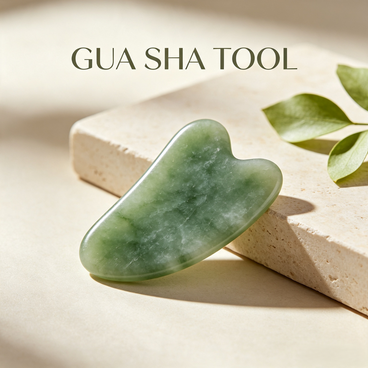 Green Marble Jade Massage Stone