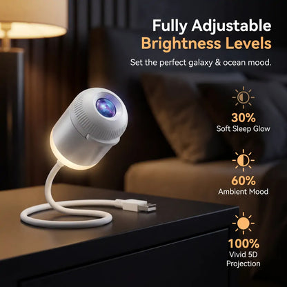 🌌BVJ® 5D Night Light Projector —⭐ Smart Dynamic Lighting for Bedrooms & Kids’ Rooms✅